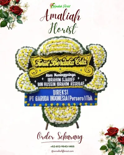 Papan Bunga Duka di Pucang Sewu
